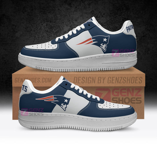 New England Patriots Air Sneakers NFL Custom Sports Shoes