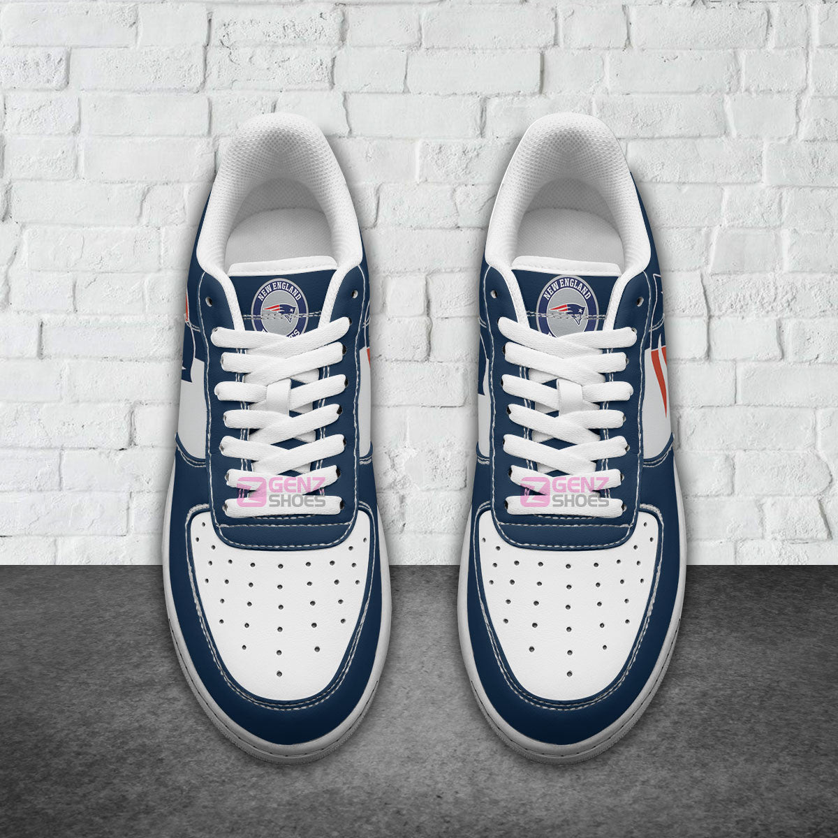 New England Patriots Air Sneakers NFL Custom Sports Shoes