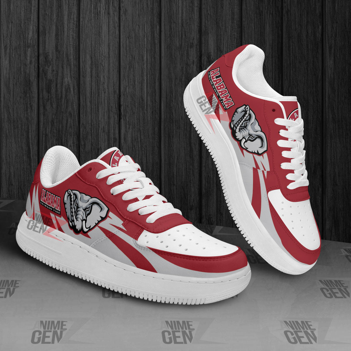 Alabama Crimson Tide Air Sneakers NFL Custom Sports Shoes