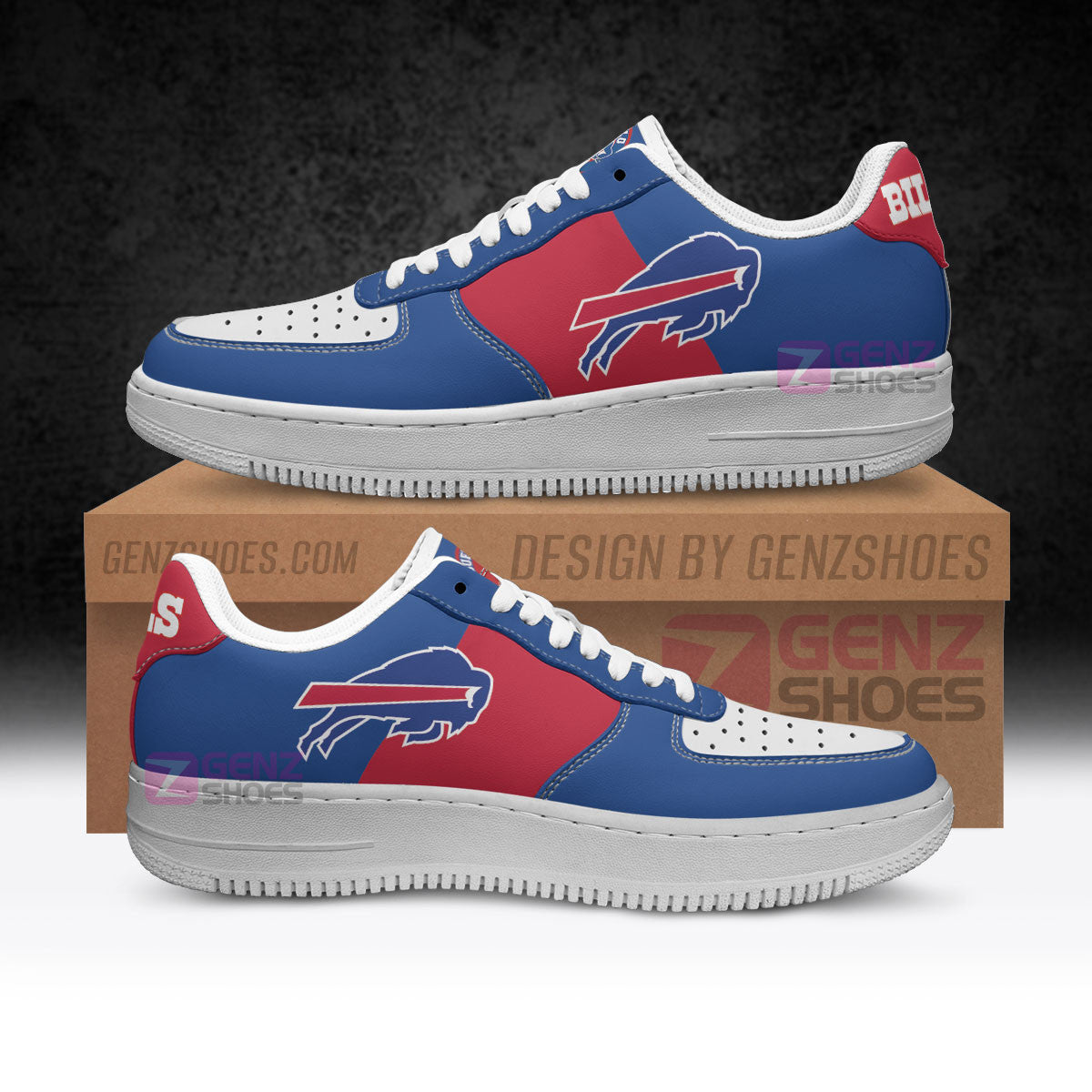 Buffalo Bills Air Sneakers NFL Custom Sports Shoes