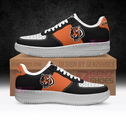 Cincinnati Bengals Air Sneakers NFL Custom Sports Shoes