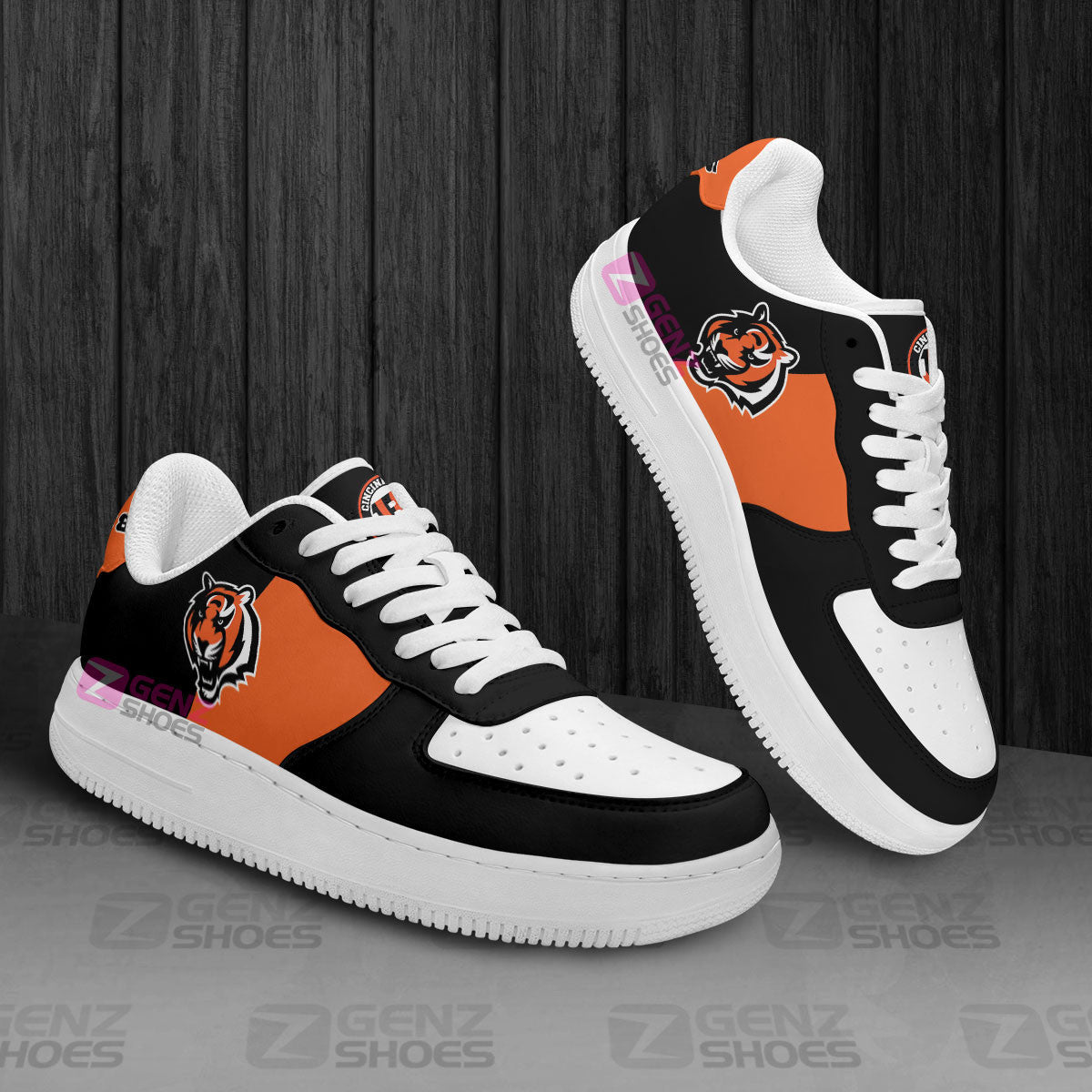 Cincinnati Bengals Air Sneakers NFL Custom Sports Shoes