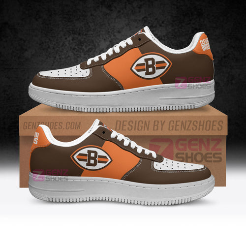 Cleveland Browns Air Sneakers NFL Custom Sports Shoes