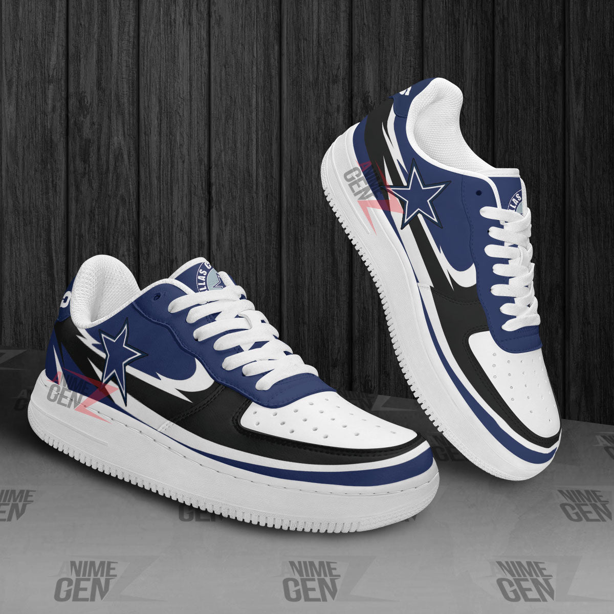 Dallas Cowboy Air Sneakers NFL Custom Sports Shoes