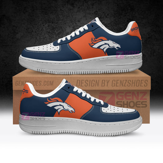 Denver Broncos Air Sneakers NFL Custom Sports Shoes