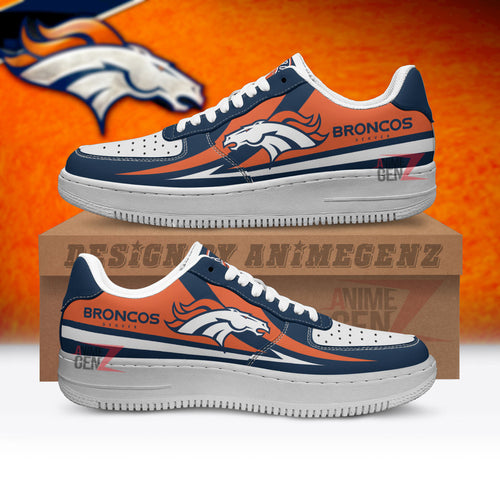 Denver Broncos Air Sneakers NFL Custom Sports Shoes