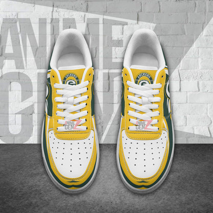 Green Bay Packers Air Sneakers NFL Custom Sports Shoes