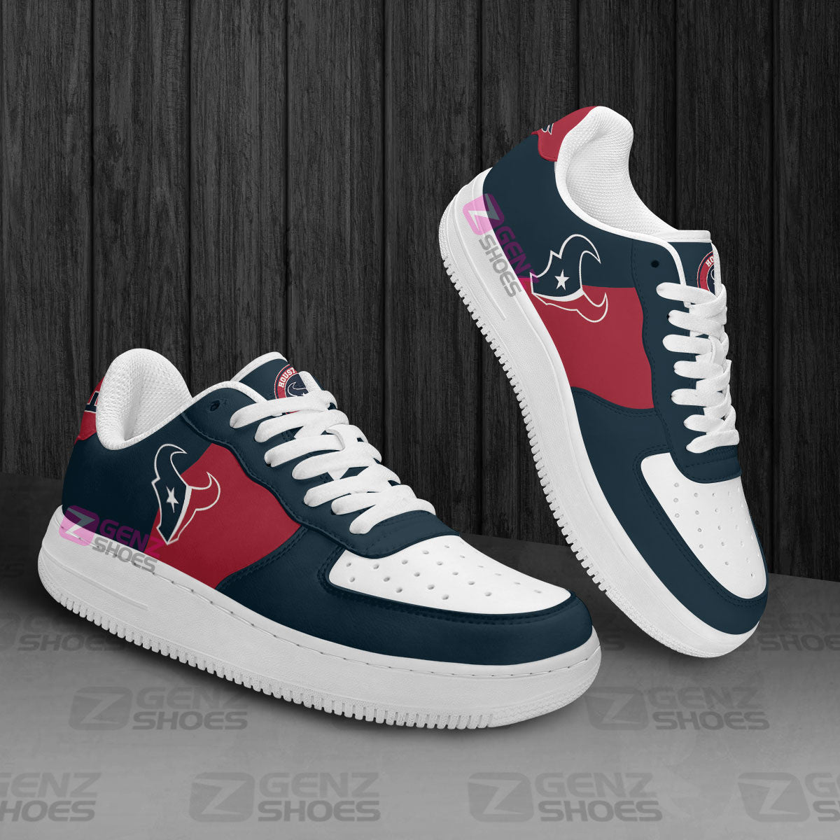 Houston Texans Air Sneakers NFL Custom Sports Shoes