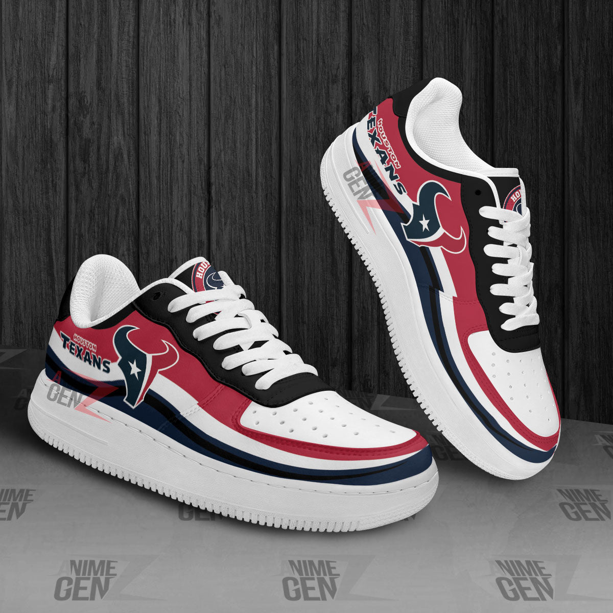Houston Texans Air Sneakers NFL Custom Sports Shoes