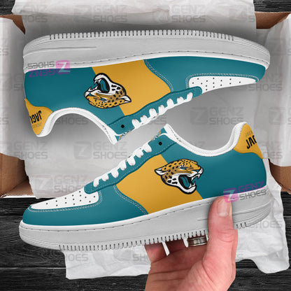 Jacksonville Jaguars Air Sneakers NFL Custom Sports Shoes