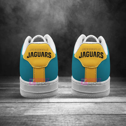 Jacksonville Jaguars Air Sneakers NFL Custom Sports Shoes