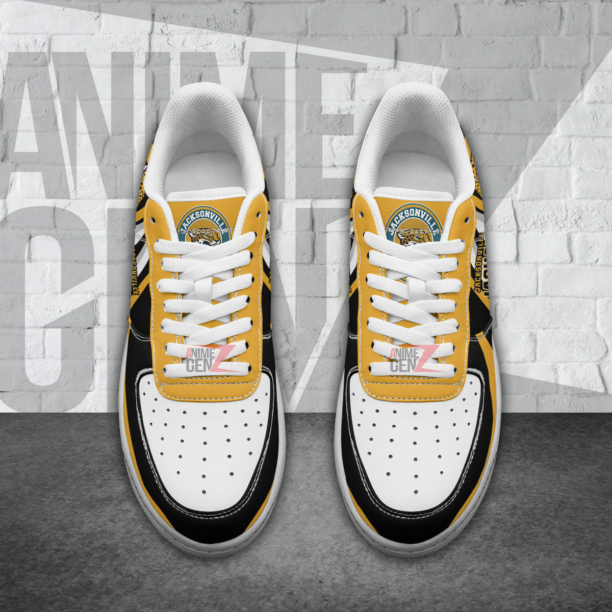 Jacksonville Jaguars Air Sneakers NFL Custom Sports Shoes