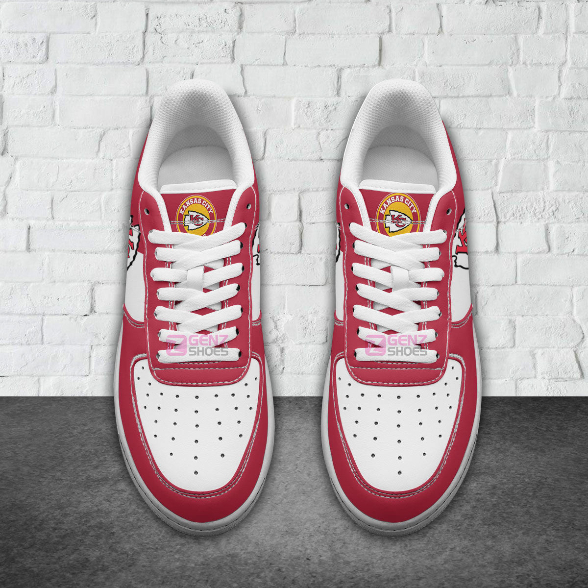 Kansas City Chiefs Air Sneakers NFL Custom Sports Shoes