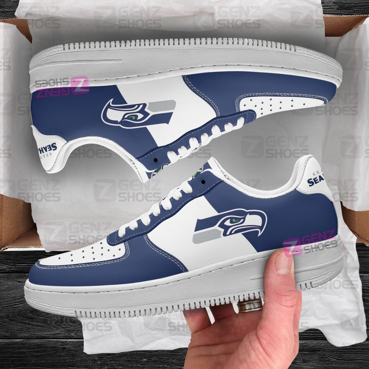 Kansas City Chiefs Air Sneakers NFL Custom Sports Shoes