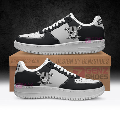 Las Vegas Raiders Air Sneakers NFL Custom Sports Shoes