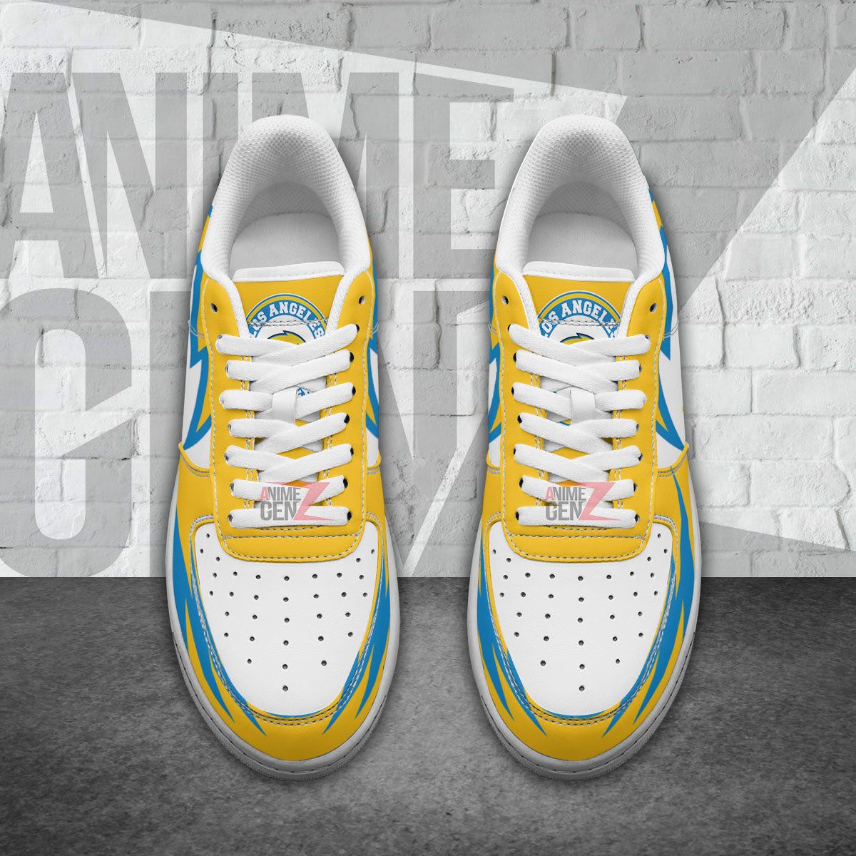 Los Angeles Chargers Air Sneakers NFL Custom Sports Shoes