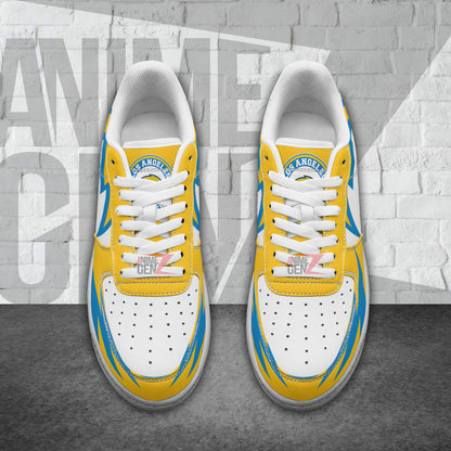 Los Angeles Chargers Air Sneakers NFL Custom Sports Shoes