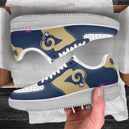 Los Angeles Rams Air Sneakers NFL Custom Sports Shoes