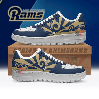 Los Angeles Rams Air Sneakers NFL Custom Sports Shoes