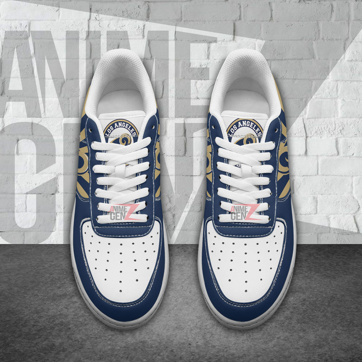 Los Angeles Rams Air Sneakers NFL Custom Sports Shoes