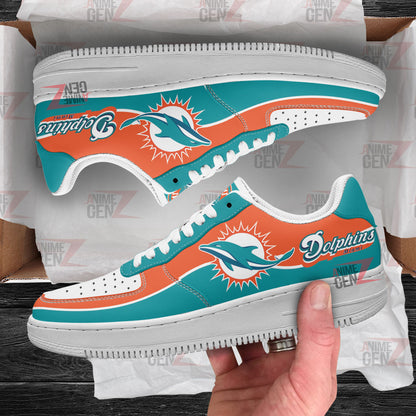 Miami Dolphins Air Sneakers NFL Custom Sports Shoes