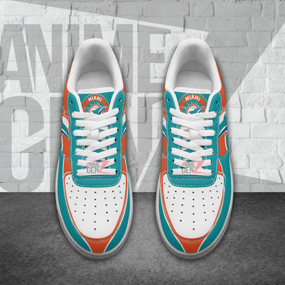 Miami Dolphins Air Sneakers NFL Custom Sports Shoes