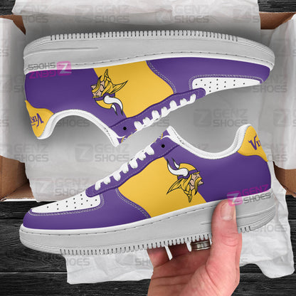 Minnesota Vikings Air Sneakers NFL Custom Sports Shoes
