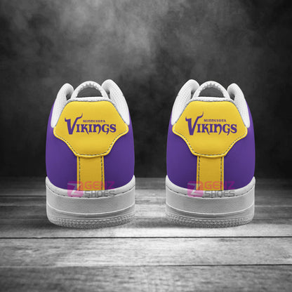 Minnesota Vikings Air Sneakers NFL Custom Sports Shoes