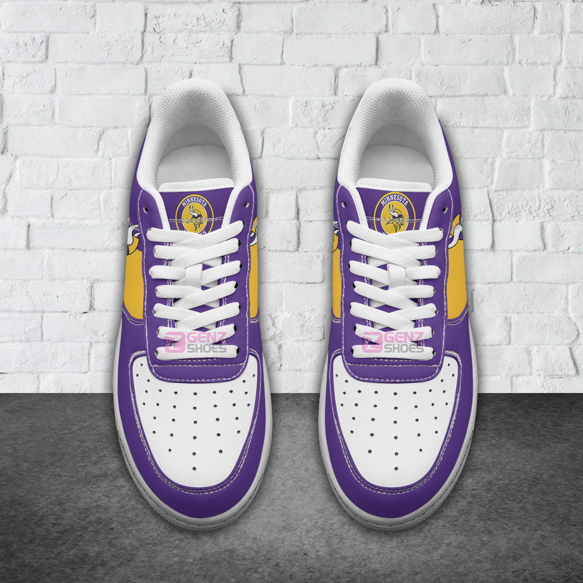 Minnesota Vikings Air Sneakers NFL Custom Sports Shoes