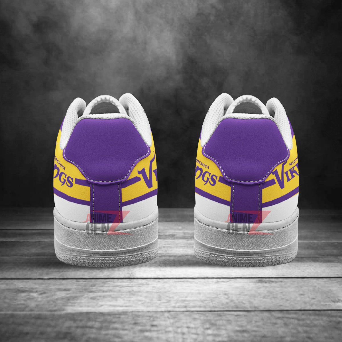 Minnesota Vikings Air Sneakers NFL Custom Sports Shoes