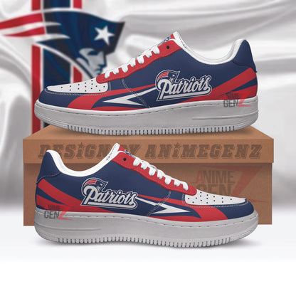 New England Patriots Air Sneakers NFL Custom Sports Shoes
