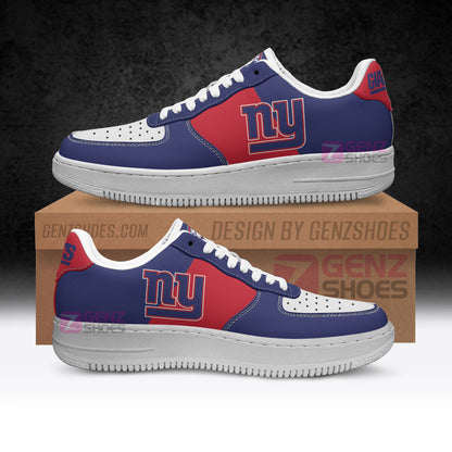 New York Giants Air Sneakers NFL Custom Sports Shoes
