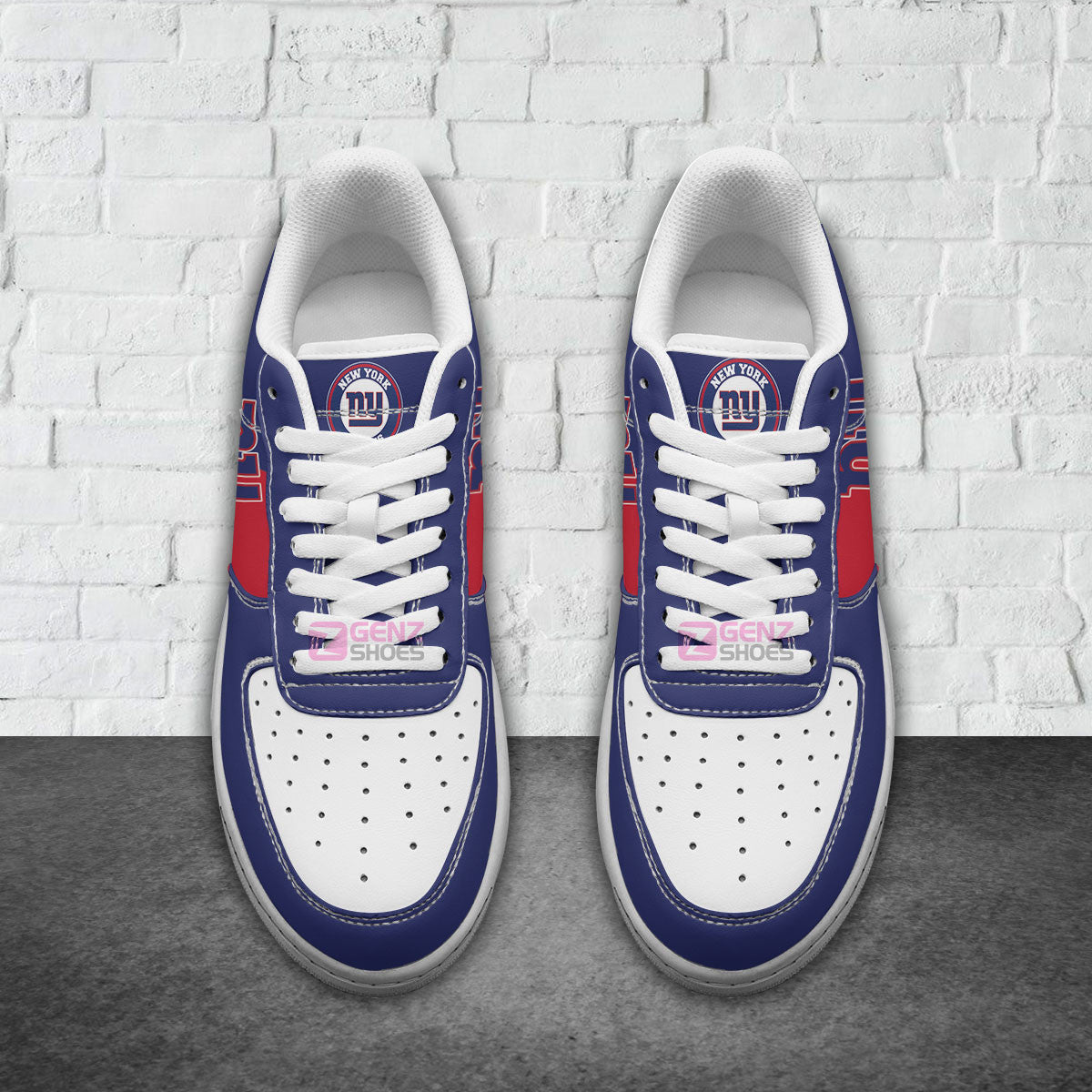 New York Giants Air Sneakers NFL Custom Sports Shoes