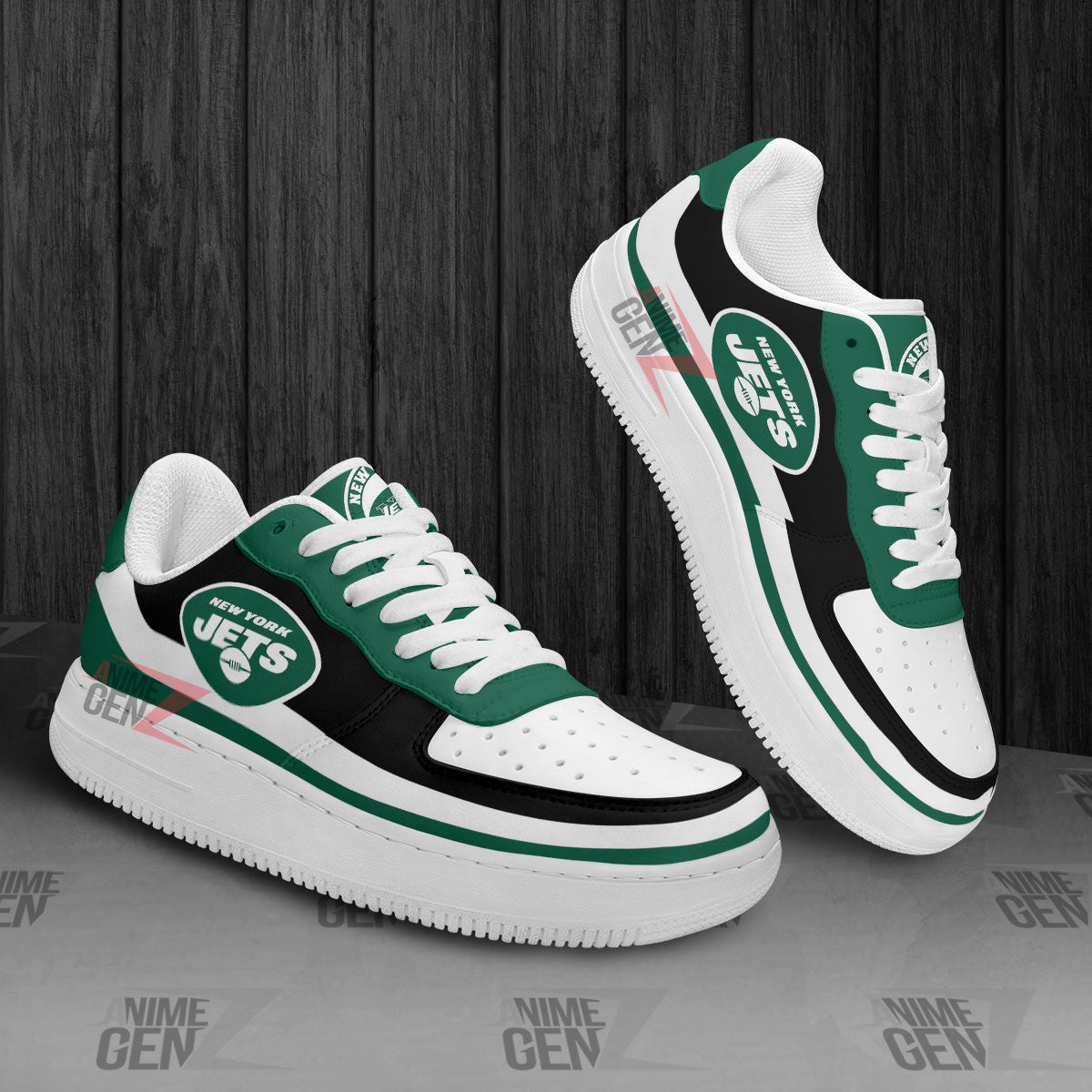New York Jets Air Sneakers NFL Custom Sports Shoes