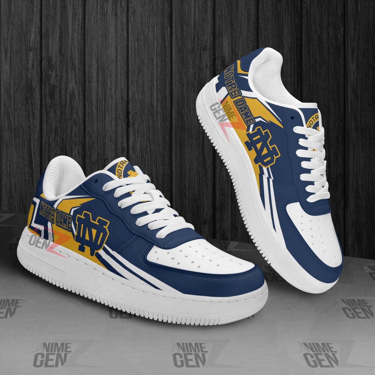 Notre Dame Fighting Irish Air Sneakers NFL Custom Sports Shoes