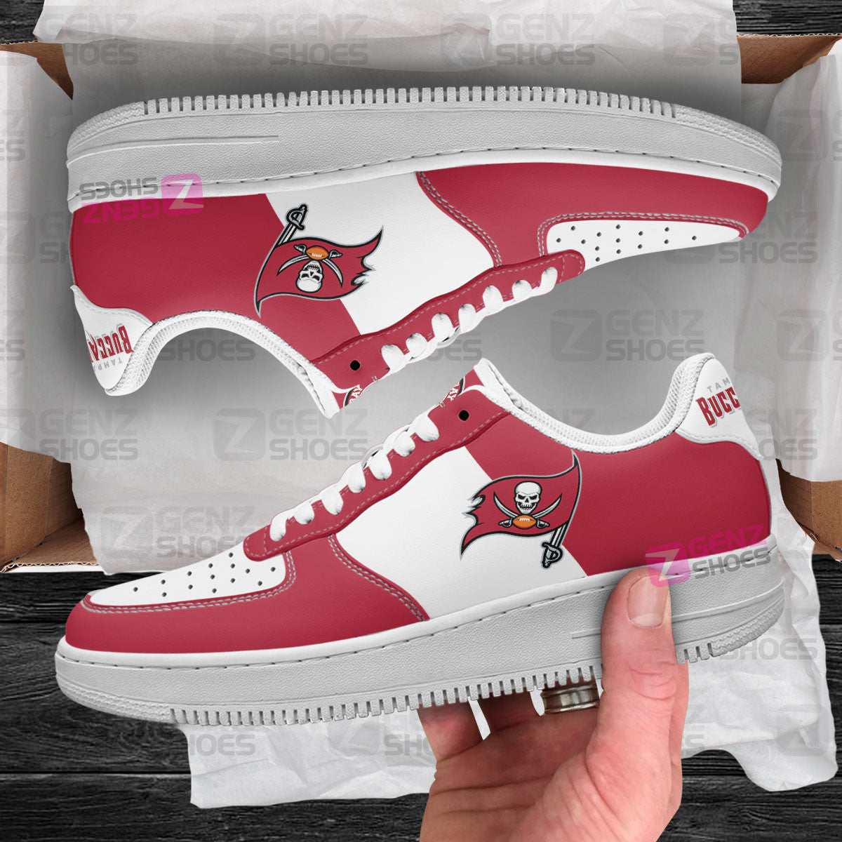 Tampa Bay Buccaneers Air Sneakers NFL Custom Sports Shoes