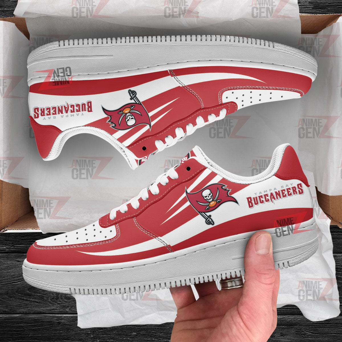 Tampa Bay Buccaneers Air Sneakers NFL Custom Sports Shoes
