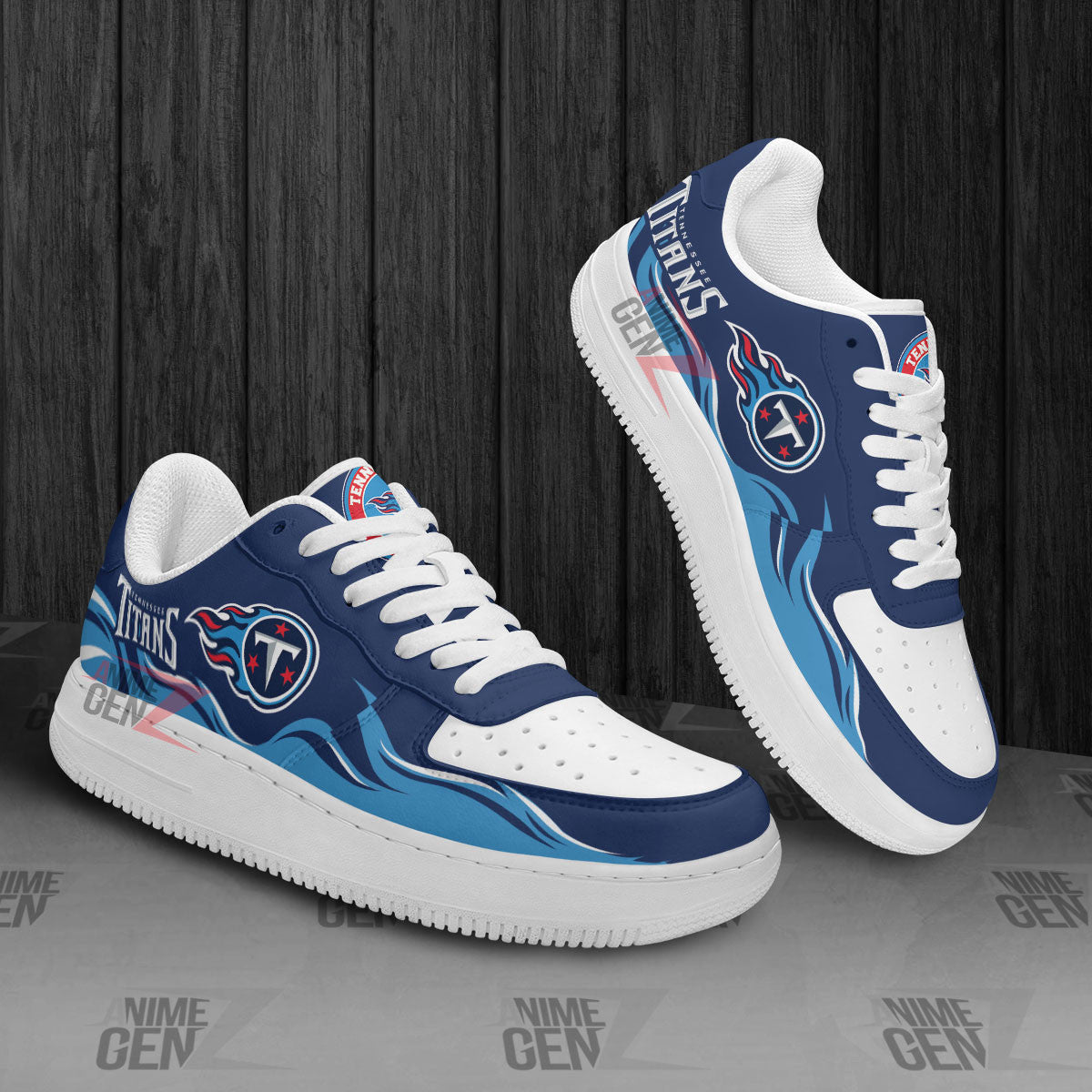 Tennessee Titans Air Sneakers NFL Custom Sports Shoes