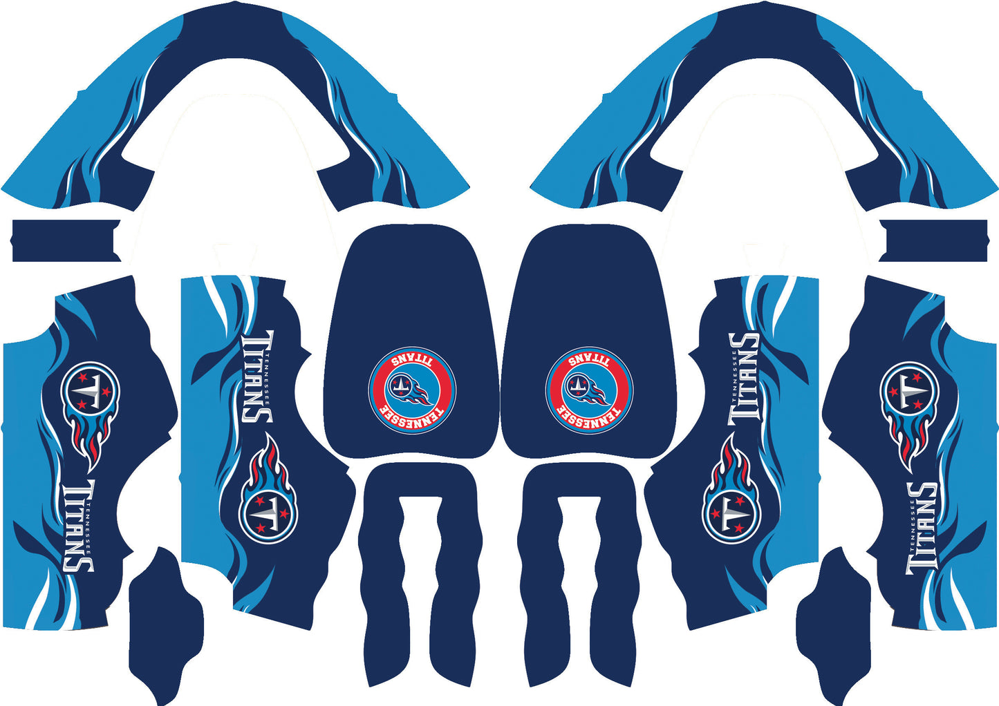 Tennessee Titans Air Sneakers NFL Custom Sports Shoes