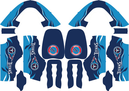 Tennessee Titans Air Sneakers NFL Custom Sports Shoes