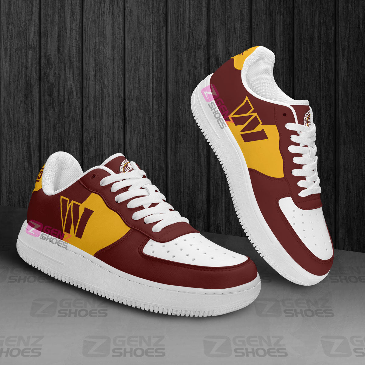 Washington Commanders Air Sneakers NFL Custom Sports Shoes