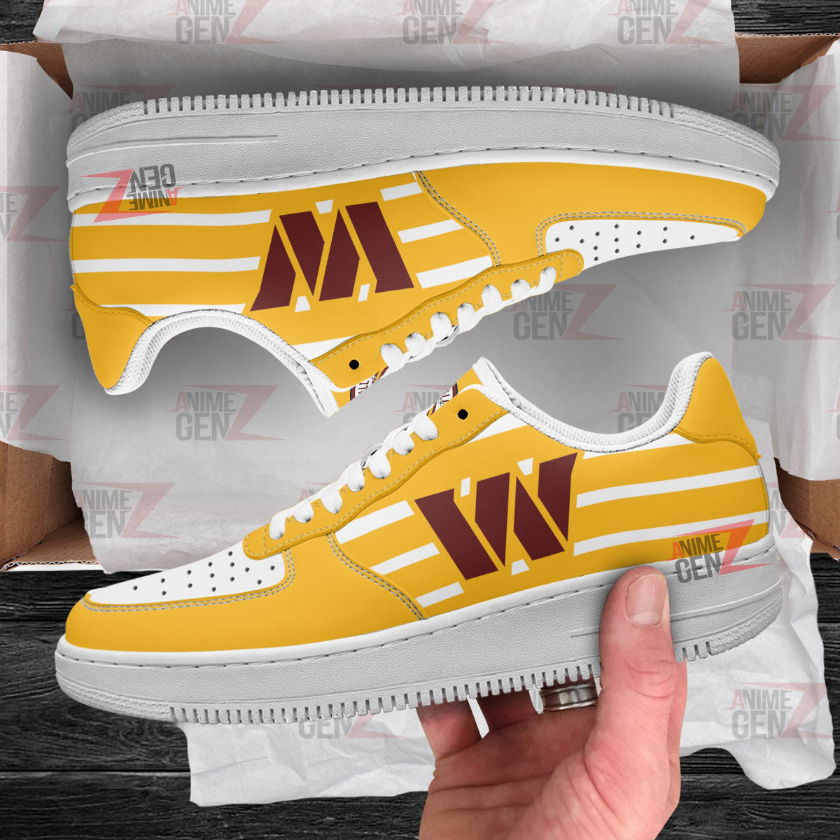 Washington Commanders Air Sneakers NFL Custom Sports Shoes