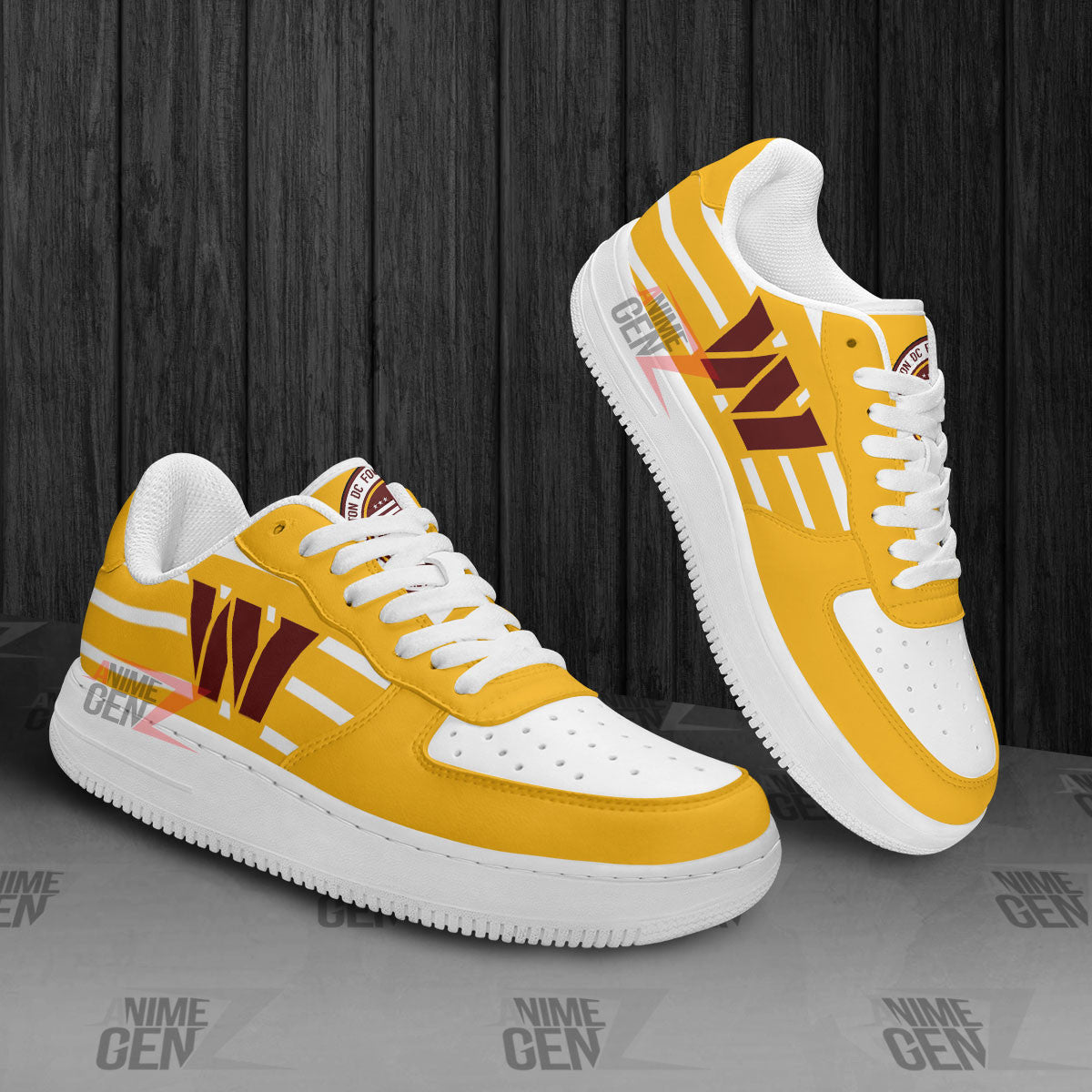 Washington Commanders Air Sneakers NFL Custom Sports Shoes