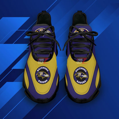 Baltimore Ravens Clunky Sneakers NFL Custom Sport Shoes