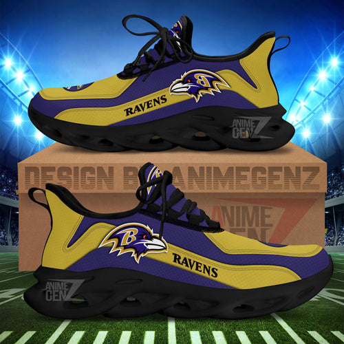 Baltimore Ravens Clunky Sneakers NFL Custom Sport Shoes
