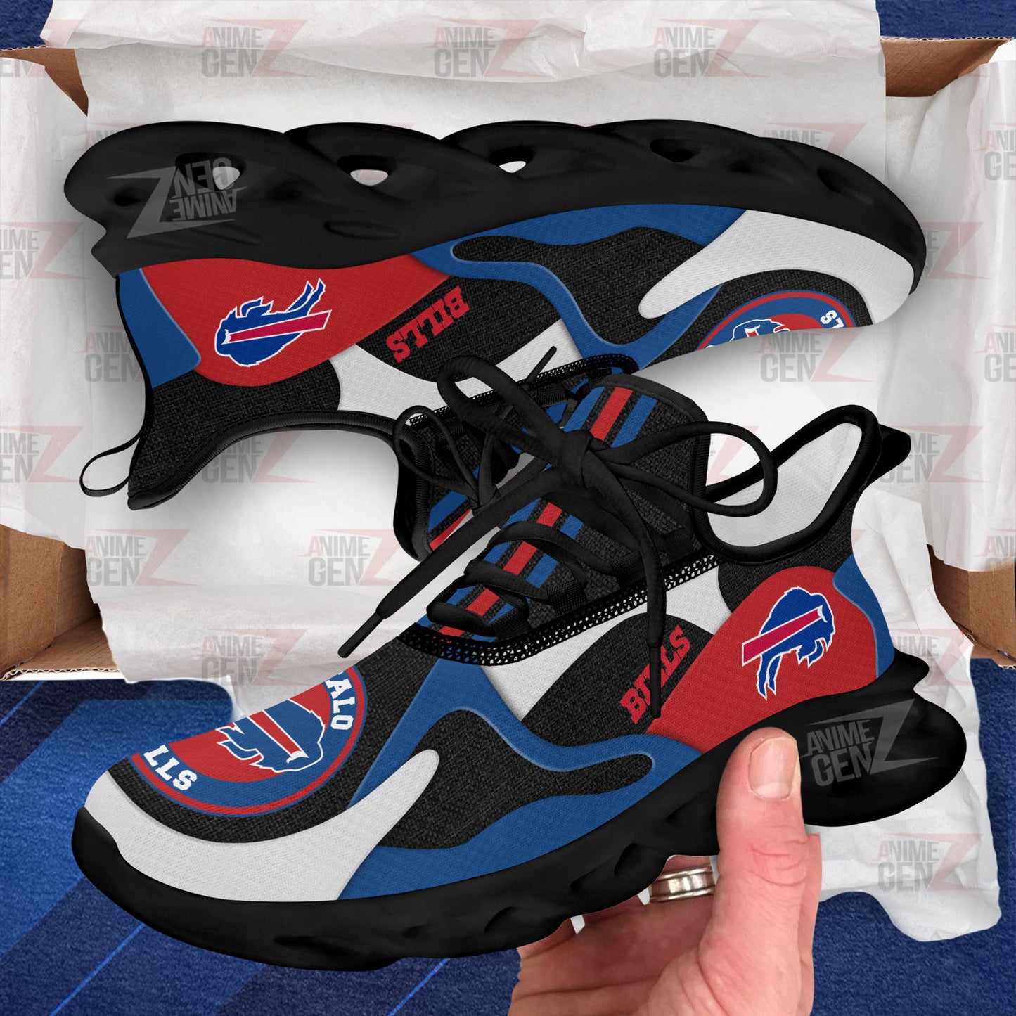 Buffalo Bills Clunky Sneakers NFL Custom Sport Shoes