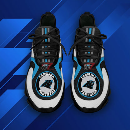 Carolina Panthers Clunky Sneakers NFL Custom Sport Shoes