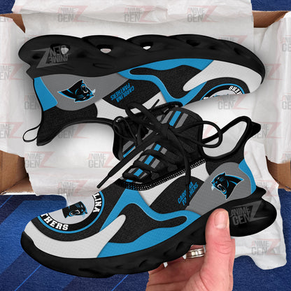 Carolina Panthers Clunky Sneakers NFL Custom Sport Shoes