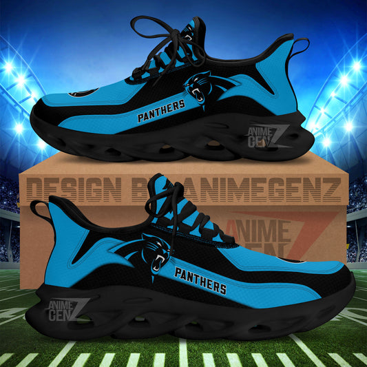 Carolina Panthers Clunky Sneakers NFL Custom Sport Shoes