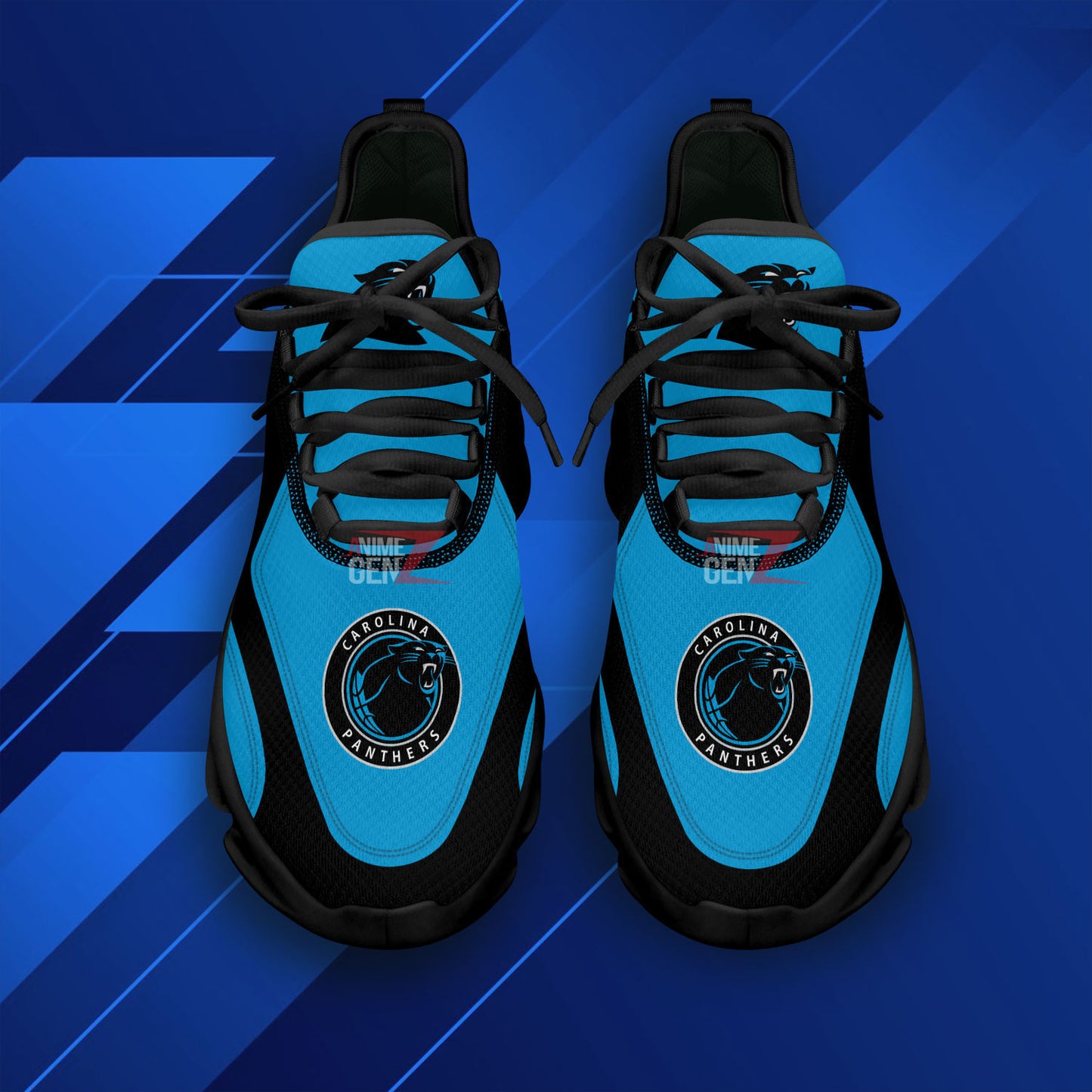 Carolina Panthers Clunky Sneakers NFL Custom Sport Shoes